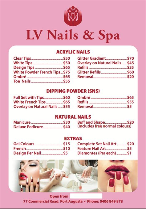 lv nails and beauty prices|lv nail salons near me.